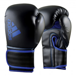 ADIDAS HYBRID 80 TRAINING GLOVES 12oz - Black/Blue