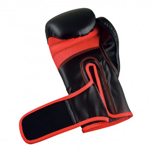 ADIDAS HYBRID 80 TRAINING GLOVES 12oz - Black/Red
