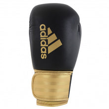 Load image into Gallery viewer, ADIDAS HYBRID 100 BOXING GLOVES 16oz - Black/Gold
