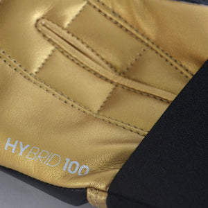 ADIDAS HYBRID 100 BOXING GLOVES 16oz - Black/Gold