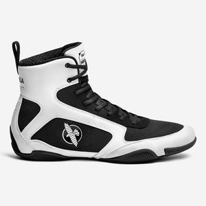 Hayabusa Pro Boxing Shoes - WHITE