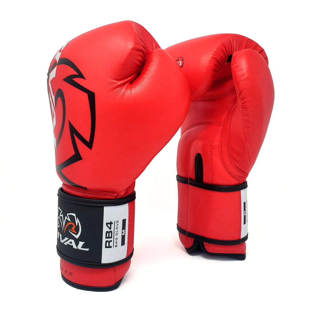 RIVAL RB4 AERO BAG GLOVES - RED
