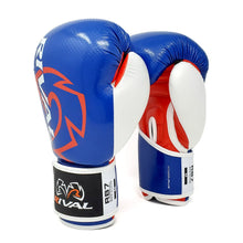 Load image into Gallery viewer, RIVAL RB7 FITNESS PLUS BAG GLOVES - Blue/White/Red
