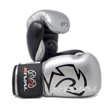 Load image into Gallery viewer, RIVAL RB7 FITNESS PLUS BAG GLOVES - SILVER/BLACK
