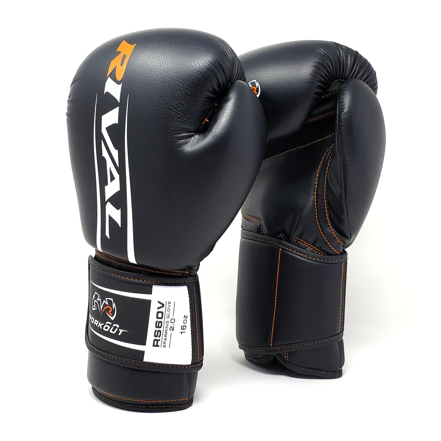 RIVAL RS60V WORKOUT SPARRING GLOVES 2.0 - Black