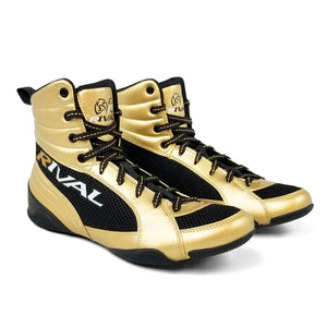 RIVAL RSX-GUERRERO DELUXE BOXING BOOTS - GOLD
