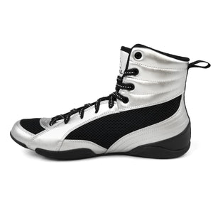 RIVAL RSX-GUERRERO DELUXE BOXING BOOTS - SILVER